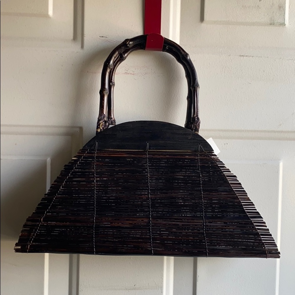 World Market Wooden Handbag.